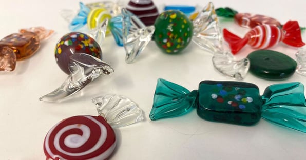  MURANO Vetri Caramelle Glas Bonbons Candy Dekoration. Aktuell im Shop zu ersteigern.