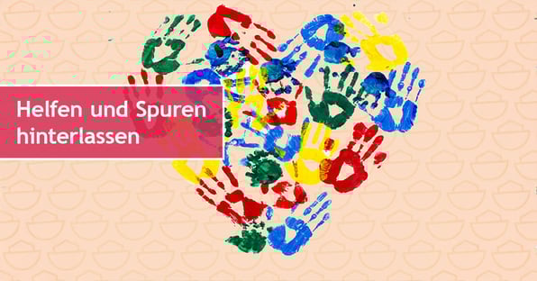 5. Dezember Tag der Freiwilligen - Helfen und Spuren hinterlassen.