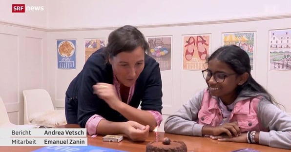 SRF bei der Arche Kinderbegleitung