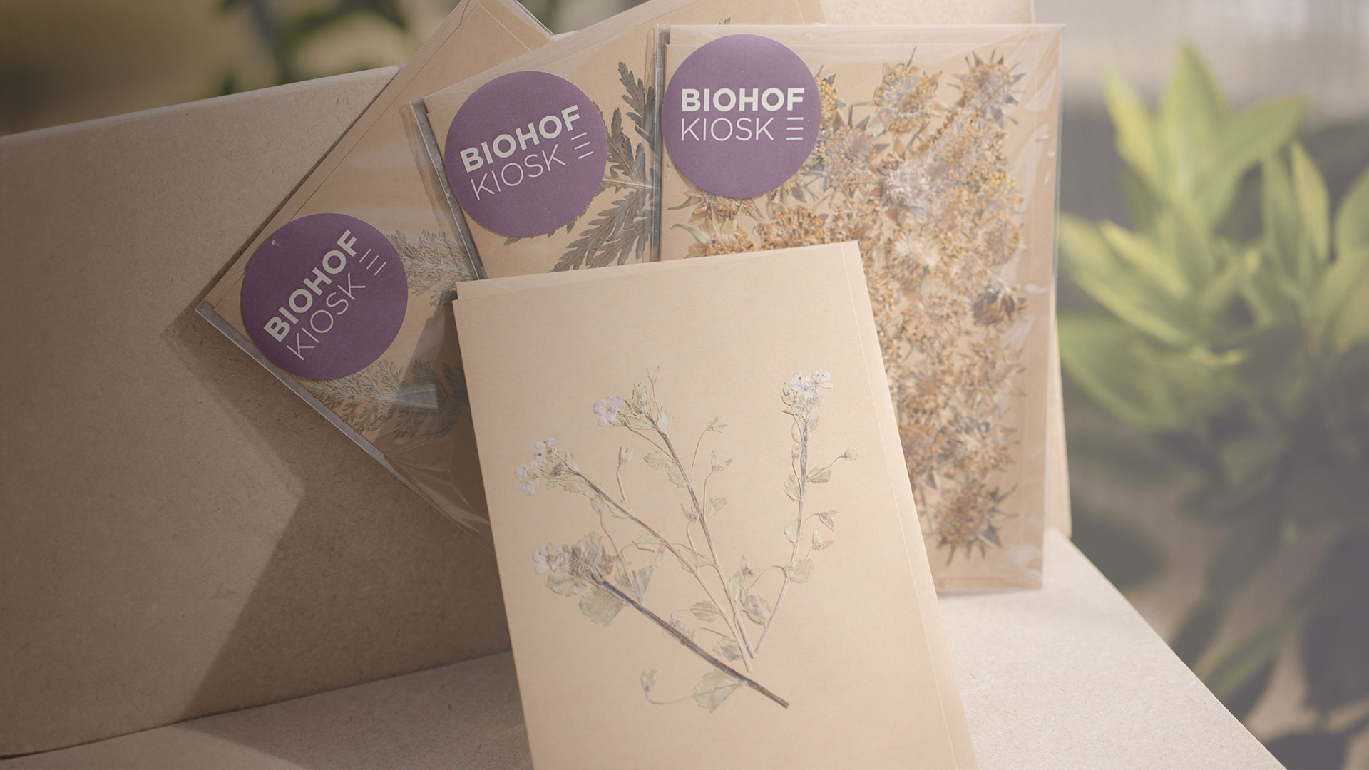 Biohof-Kiosk-Produkte